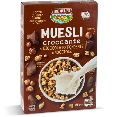 Muesli croccante con frutta secca