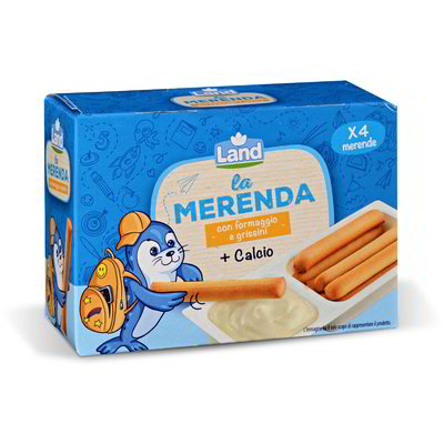 Snack merenda formaggio e grissini