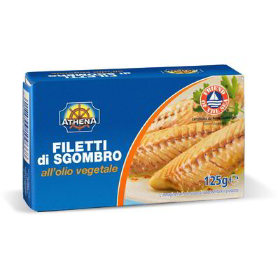 Filetti di sgombro all'olio vegetale