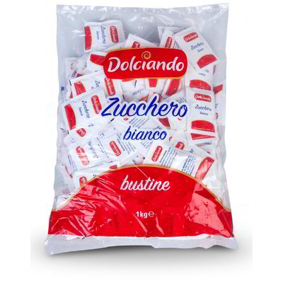 Zucchero bianco in bustine 200 pezzi