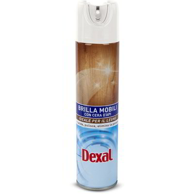 Pulitore mobili "brilla mobili" spray con cera d'api