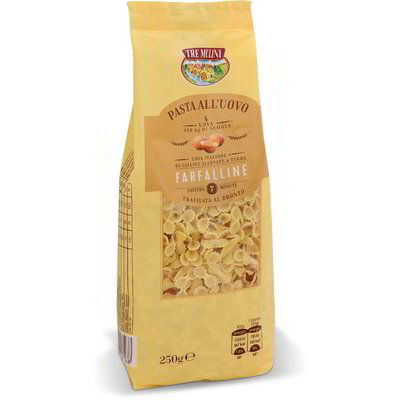 Pasta all'uovo farfalline per minestra