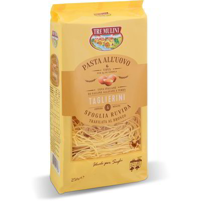 Pasta all'uovo taglierini sfoglia ruvida