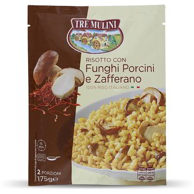 Risotto con porcini e zafferano