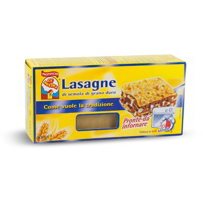 Lasagne di semola di grano duro