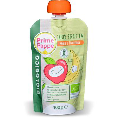 Purea mela e banana Bio