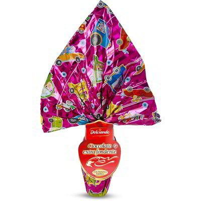 Uovo di cioccolato extra fondente con sorpresa