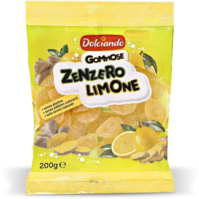 Caramelle gommose zenzero limone