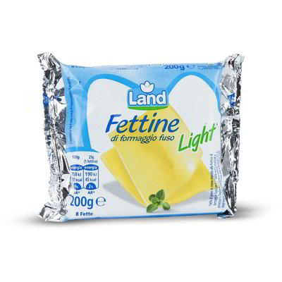 Fettine di formaggio fuso light