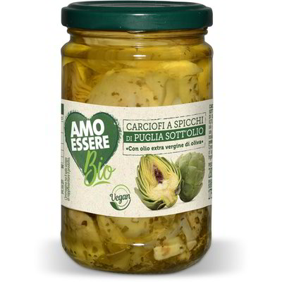 Carciofi a spicchi di Puglia sott'olio Bio