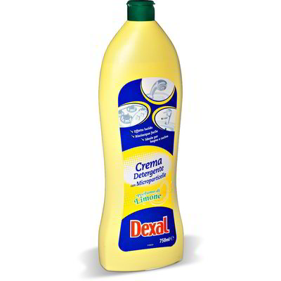 Detergente in crema con microparticelle