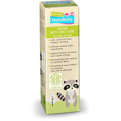 Crema all'ossido di zinco Eco-Bio