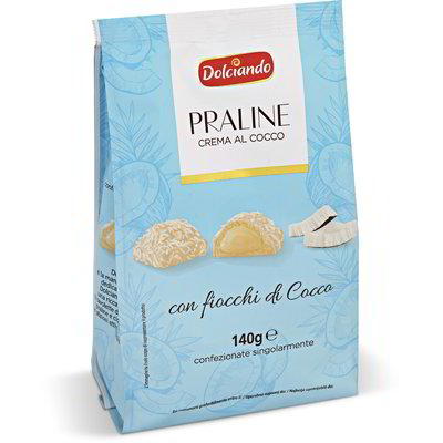 Praline con crema al cocco