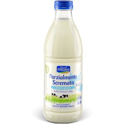 Latte fresco parzialmente scremato Lazio Alta Qualità