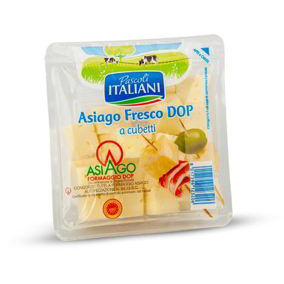Asiago fresco DOP a cubetti