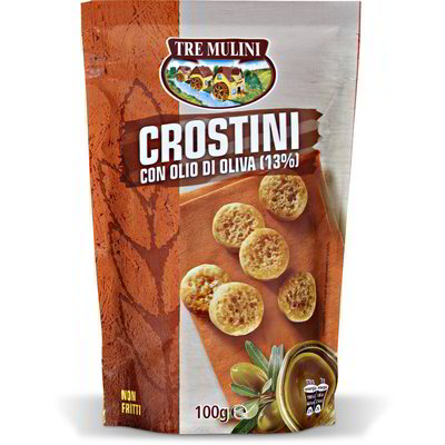 Crostini con olio di oliva