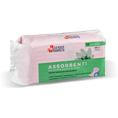 Assorbenti per piccole perdite di urina mini 20 pezzi