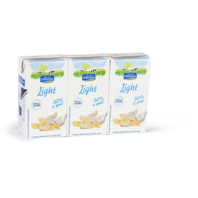 Crema per cucinare light
