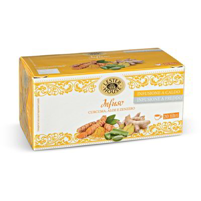 Infuso curcuma, aloe e zenzero