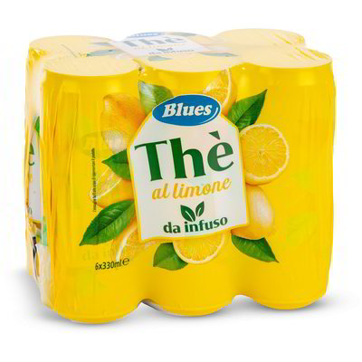 Thè da infuso al limone in lattina
