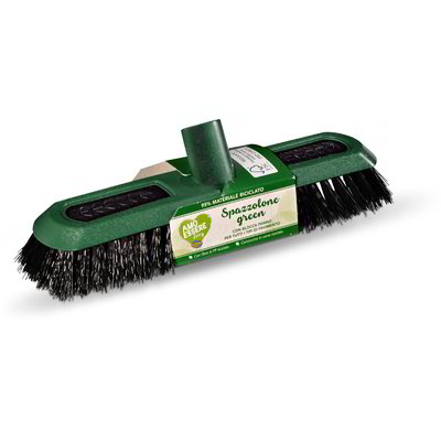 Spazzolone green con blocca panno