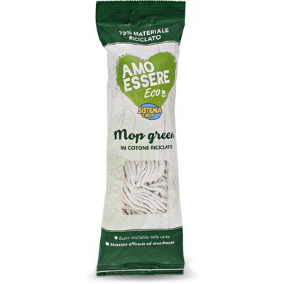 Mop green in cotone riciclato