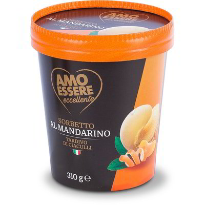 Sorbetto al mandarino tardivo di Ciaculli