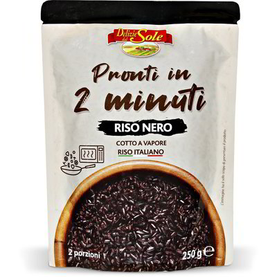 Riso nero integrale pronto in 2 minuti