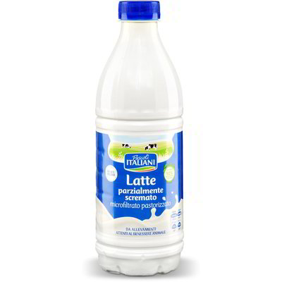 Latte parzialmente scremato microfiltrato pastorizzato