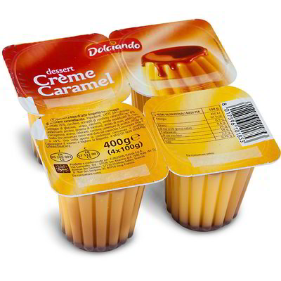 Dessert crème caramel