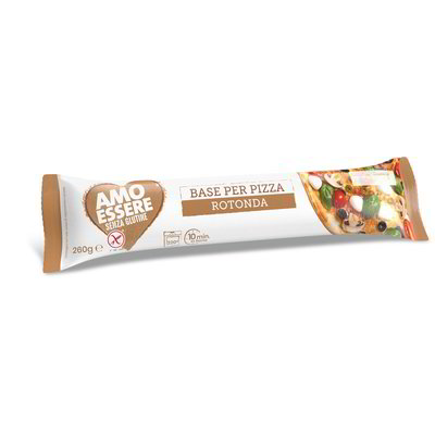 Base per pizza rotonda senza glutine