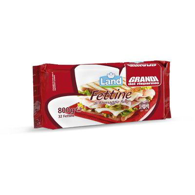 Fettine di formaggio fuso
