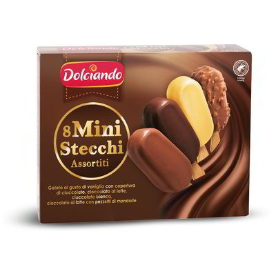 Gelato mini stecchi assortiti 8 pezzi