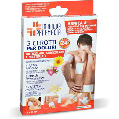 Cerotti arnica e artiglio del diavolo 3 pezzi