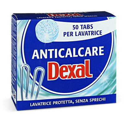Tabs anticalcare per lavatrice 50 pezzi