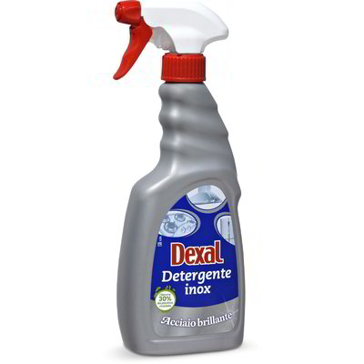 Detergente spray inox per acciaio