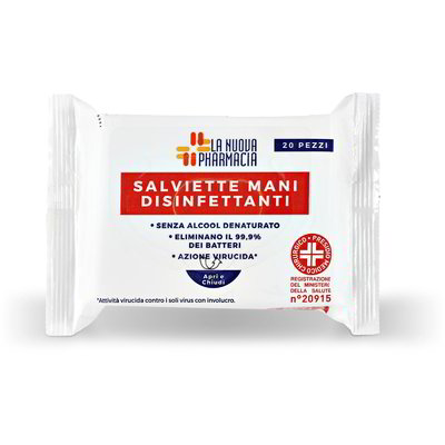 Salviette mani disinfettanti