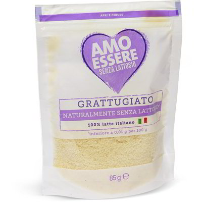 Formaggio grattugiato senza lattosio