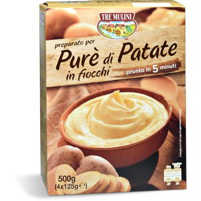 Preparato per purè di patate in fiocchi