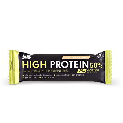 Barretta proteica 50% gusto cookie cream