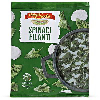 Spinaci filanti surgelati