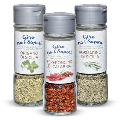 Spezie origano/peperoncino/rosmarino