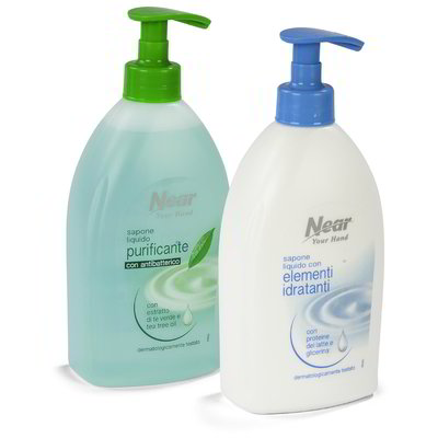 Sapone liquido per mani con elementi idratanti/purificante