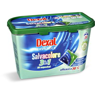 Detersivo lavatrice monodosi 3in1 salvacolore