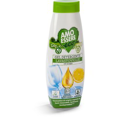 Gel detergente lavastoviglie ecologico
