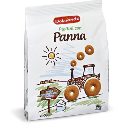 Biscotti frollini con panna
