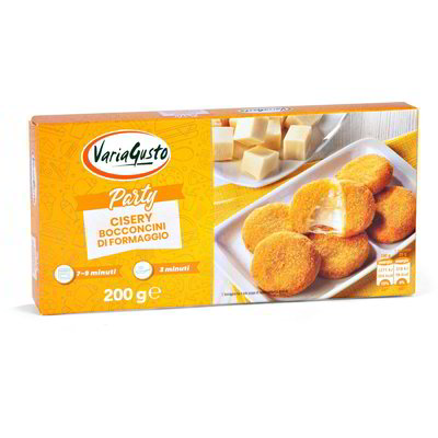 Bocconcini di formaggio cisery surgelati