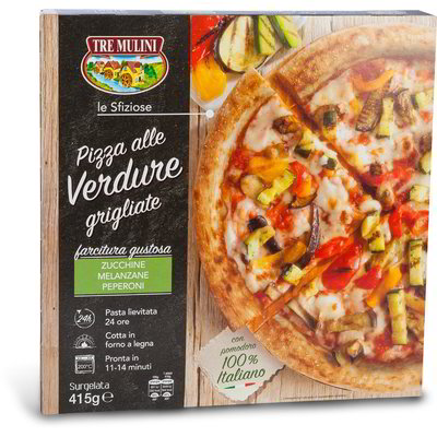 Pizza alle verdure grigliate surgelata