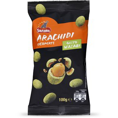 Arachidi ricoperte gusto wasabi
