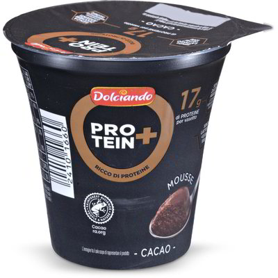 Mousse proteica al cacao